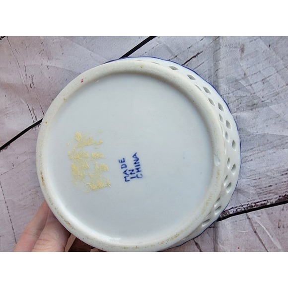 Decorative bowl from China 5.5 Inch Colorful flowers Springcore Countrycore - Picture 4 of 7